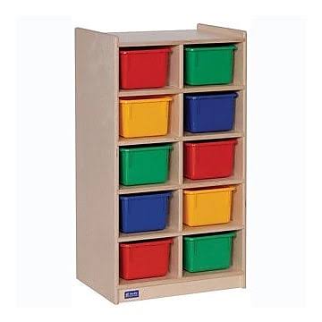 10 Compartment Cubby with Casters O19305