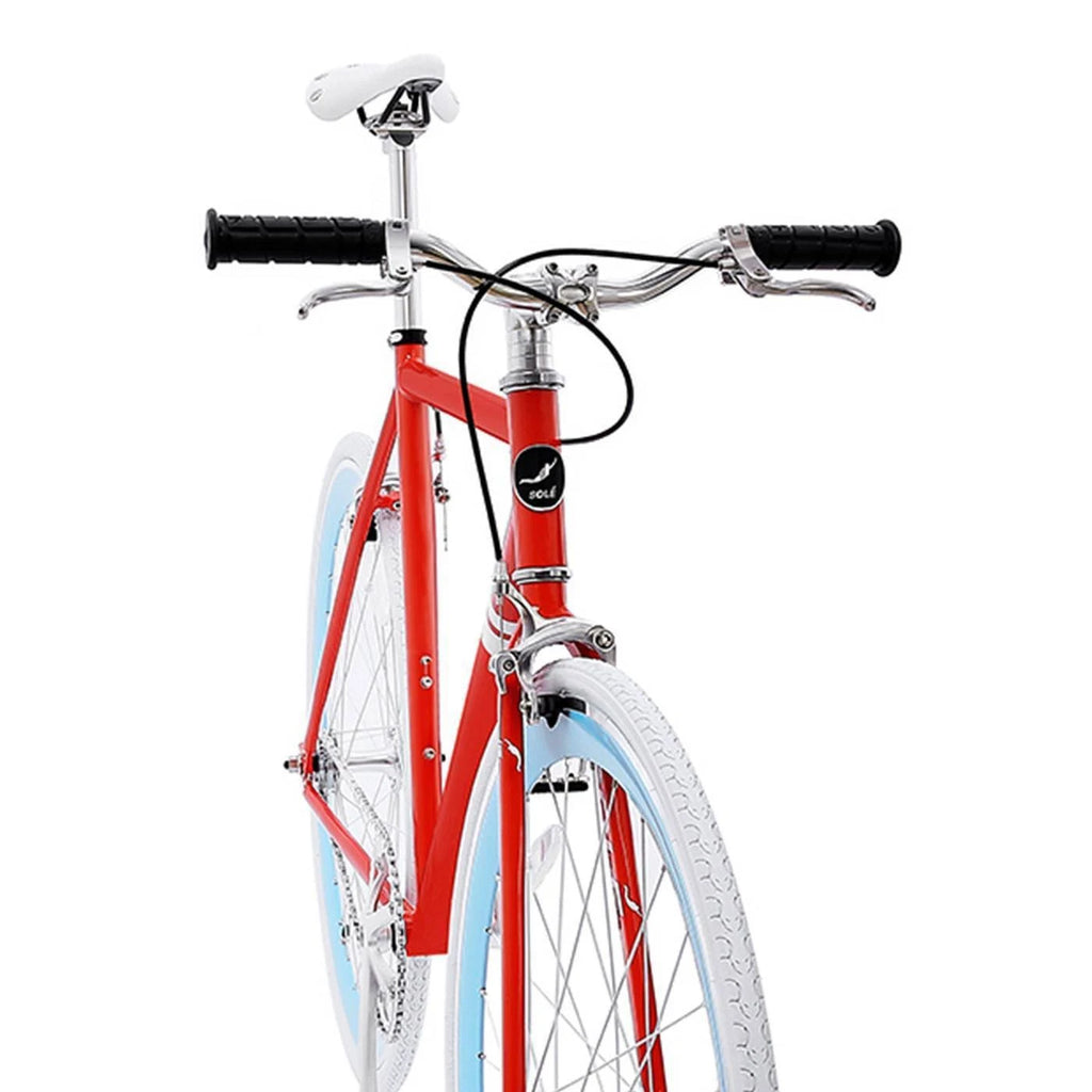 Red Single Speed Road Bike F197530