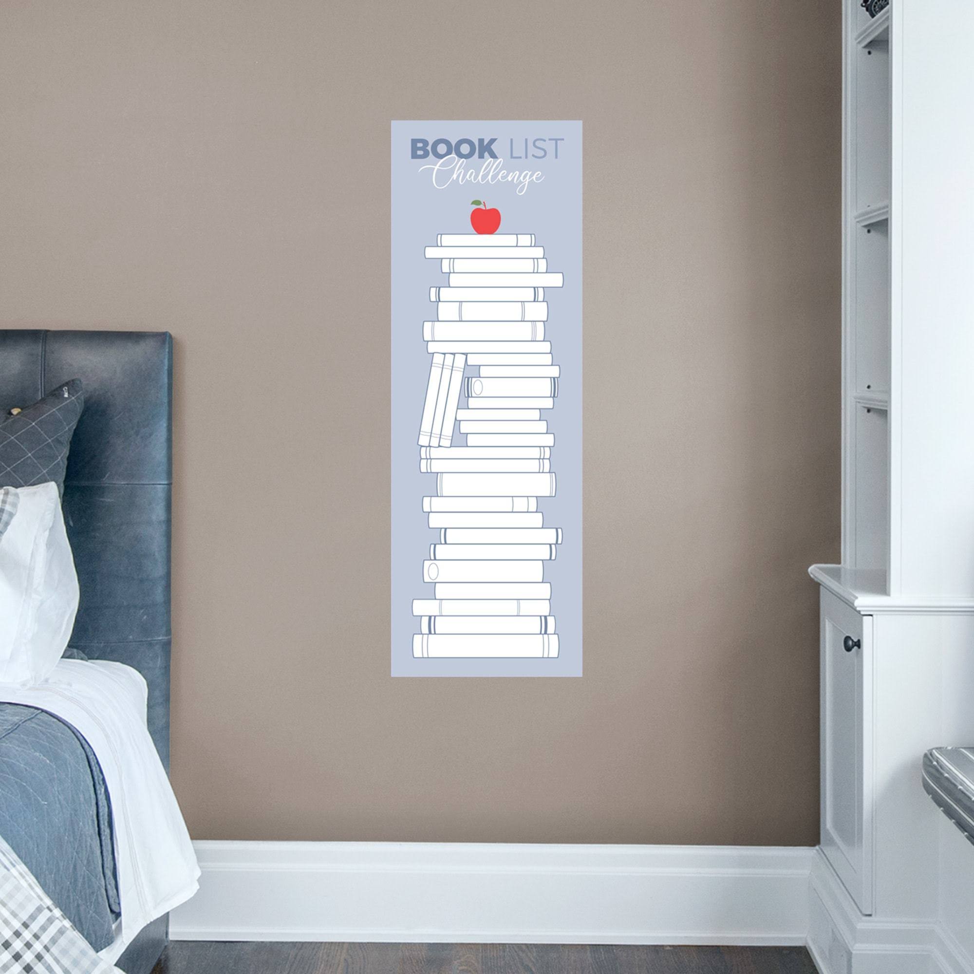 Removable Dry Erase Vinyl Wall Decal in Blue C841592