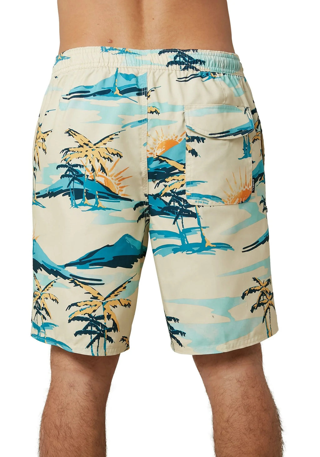 Bone Palm Trees Board Shorts H88647