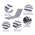 Blue Chaise Lounge Chair Cushion Replacement Seat Pad Q89112