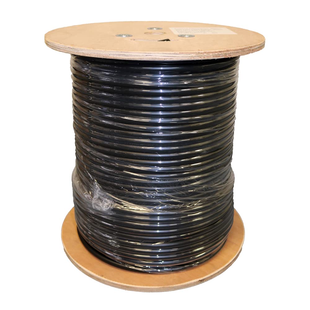 Heavy Duty Ultra Low Loss 50ohm Coaxial Cable 100ft Black N Male to N Male P89146