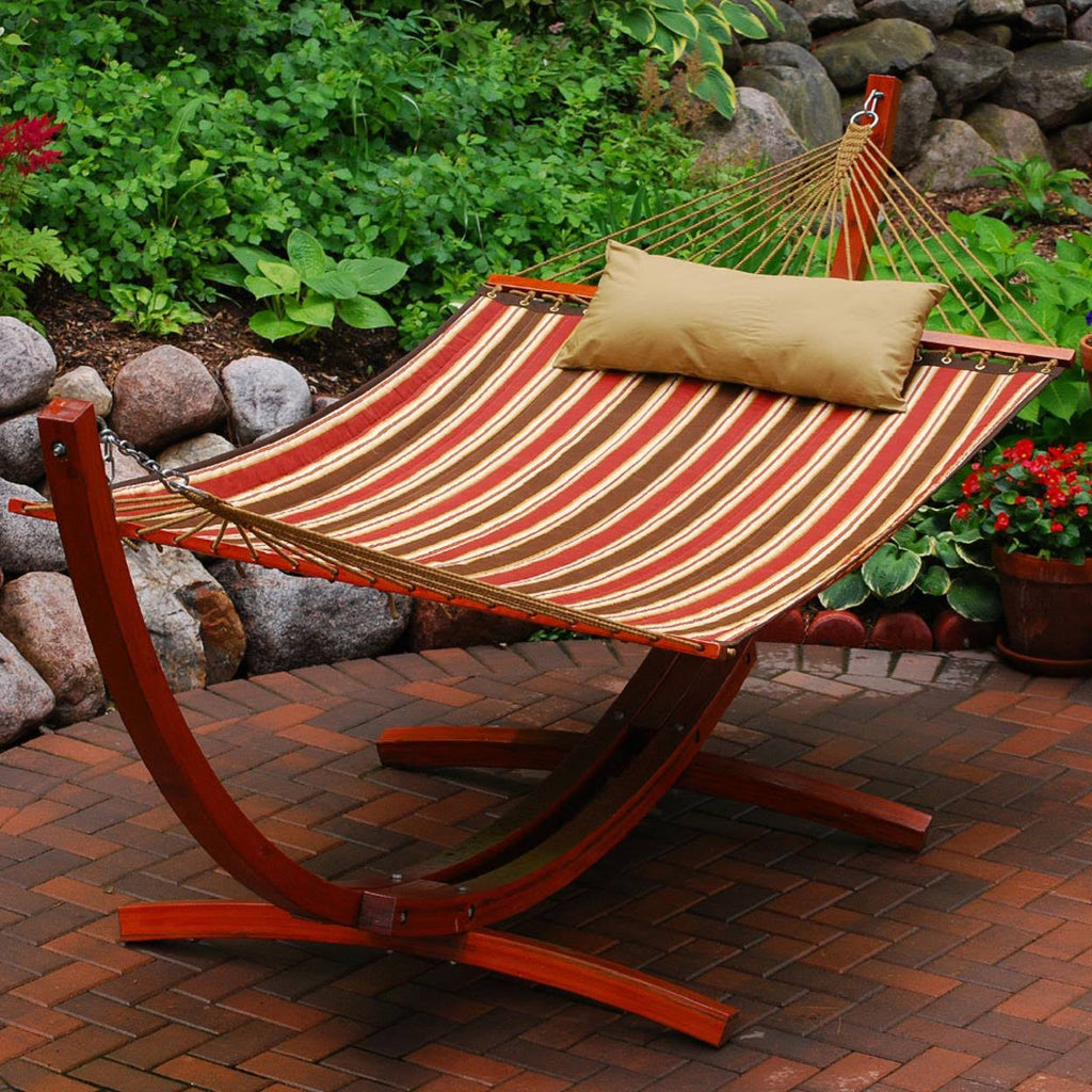 Brown Arc Frame Hammock Combo X826