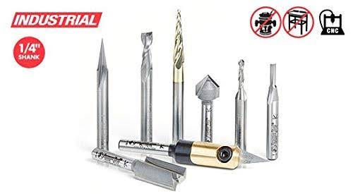 8-Pc CNC Router Bit Collection A5580
