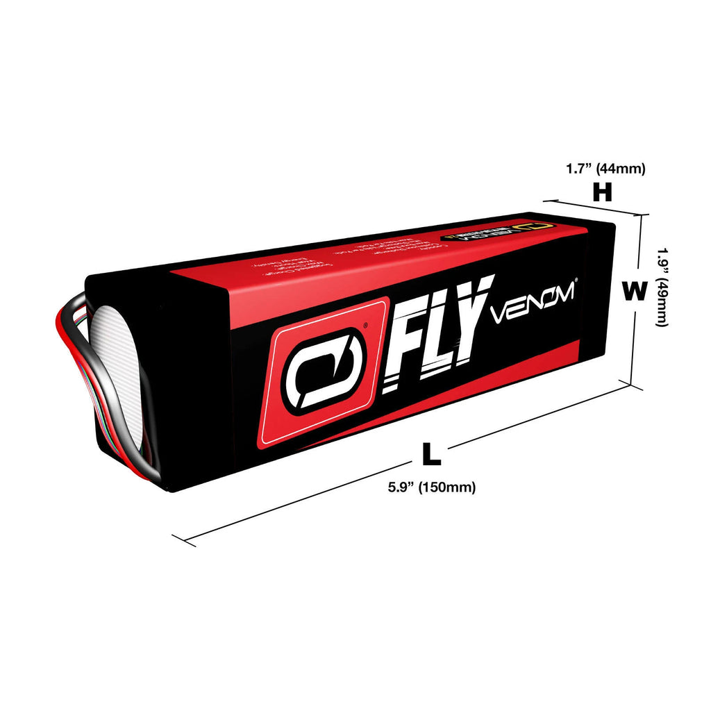 5000mAh 6s 22.2V 50C LiPo Battery with UNI 2.0 Plug V773940
