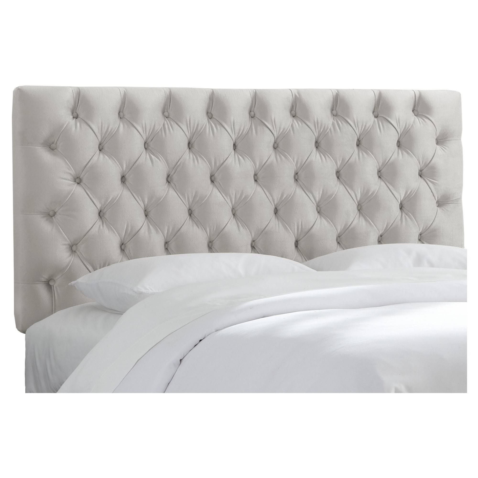 California King Tufted Headboard Dove T563