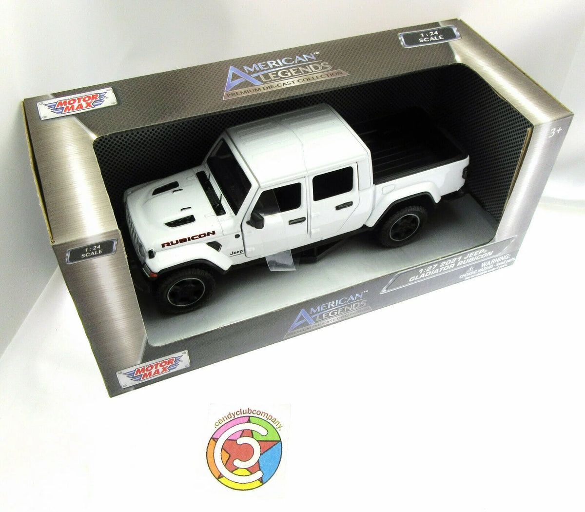 Black 1/24 Diecast Model Car E7138