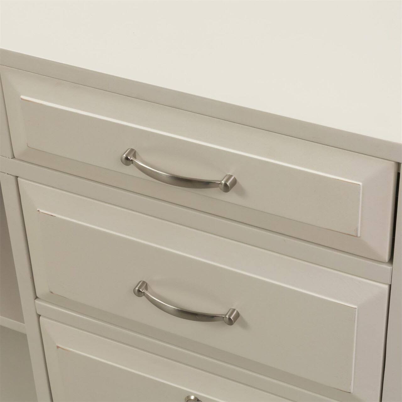 White Computer Credenza G2417