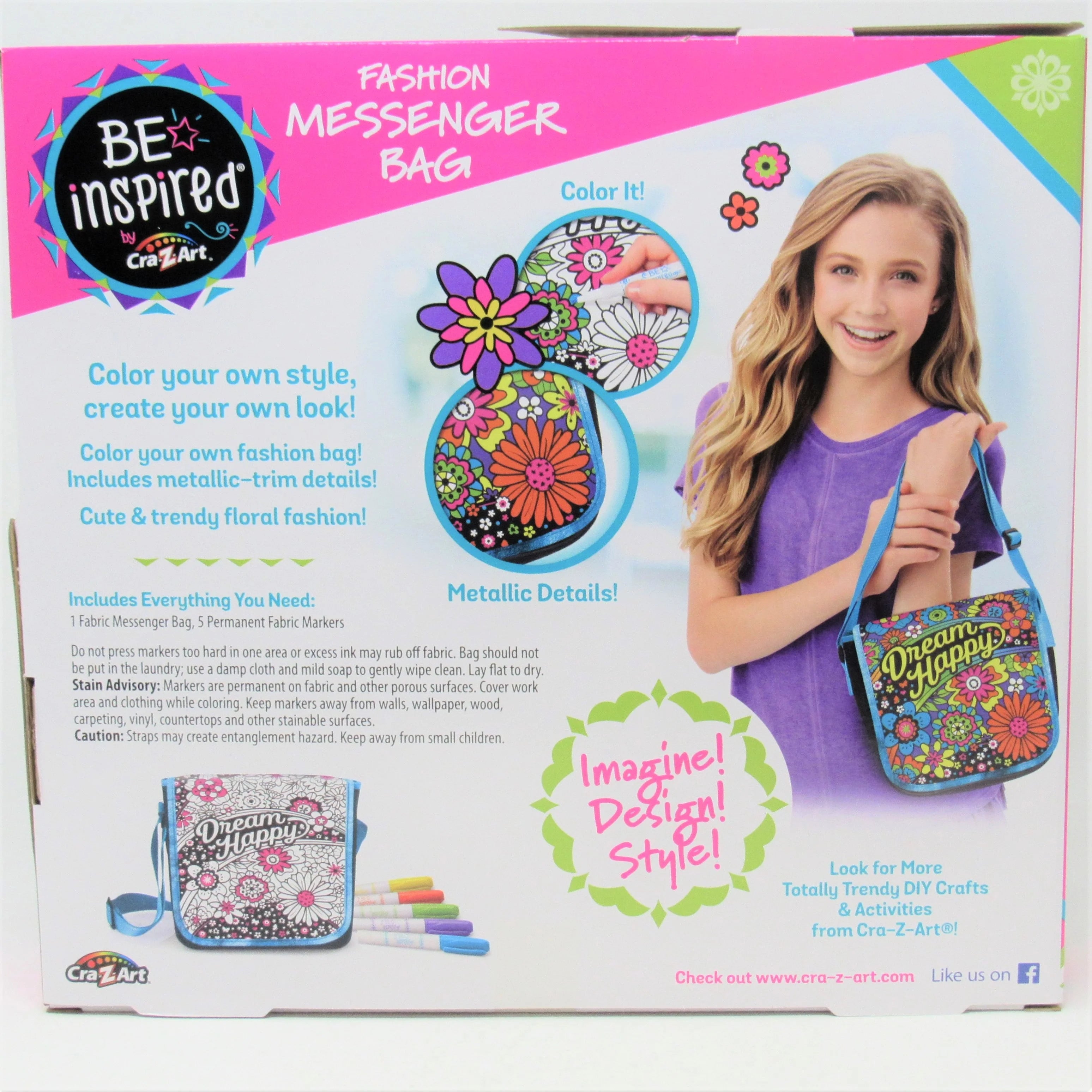 Messenger Bag Coloring Design Kit Y6708