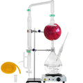 2L Essential Oil Distillation Apparatus Glassware Distillation Kit Water Distiller Purifier with Condenser I4949