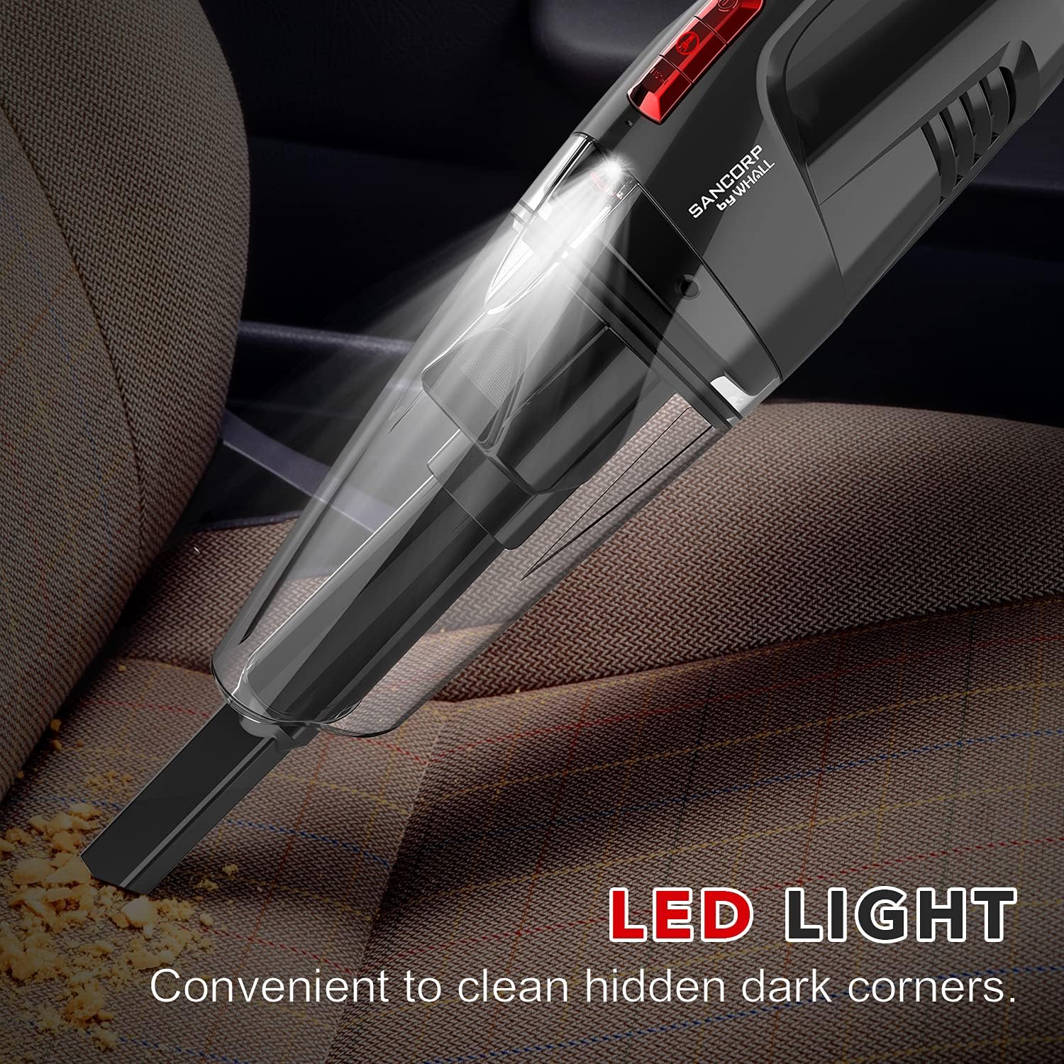 Handheld Cordless Vacuum with LED Light S2782