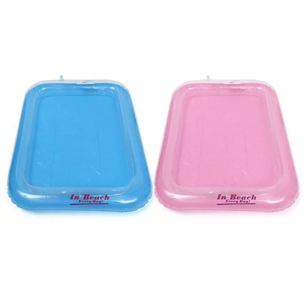 Pink Inflatable Sandbox Play Sand Toy Tray C569748