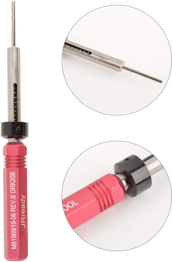 Installing Tool Removal Tool for Solid Contacts in Electronic Connector Pack of 2 N86920