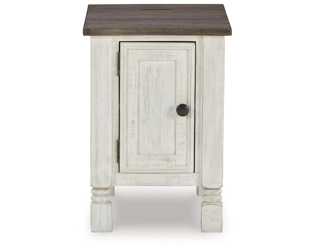 White/Gray Chairside End Table Z276561