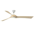 White Natural Ceiling Fan B8502
