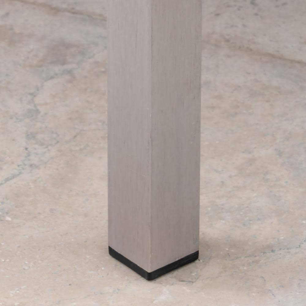 Silver Square Aluminum Outdoor Dining Table E473