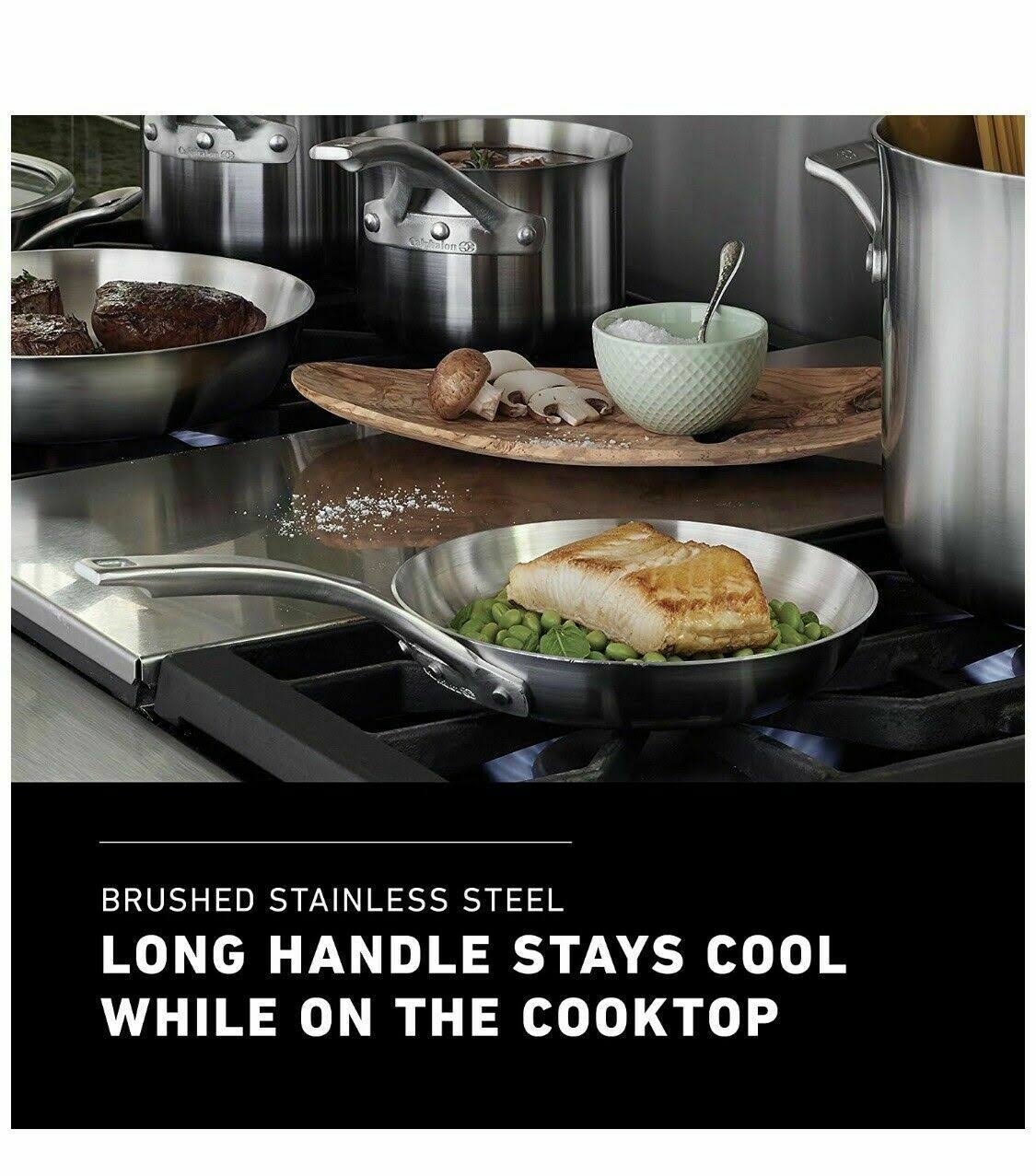 10-Piece Stainless Steel Cookware Set C4659