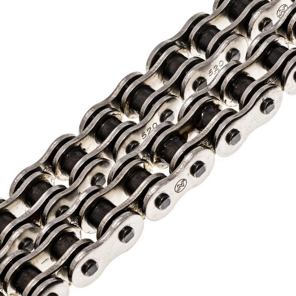 Drive Sprocket Chain Combo 11 Rear 42 Tooth 520NZ Standard 80 Links Pack of 2 F381541