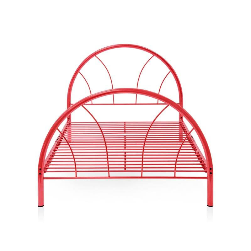 Red Full Metal Arch Bed F302786