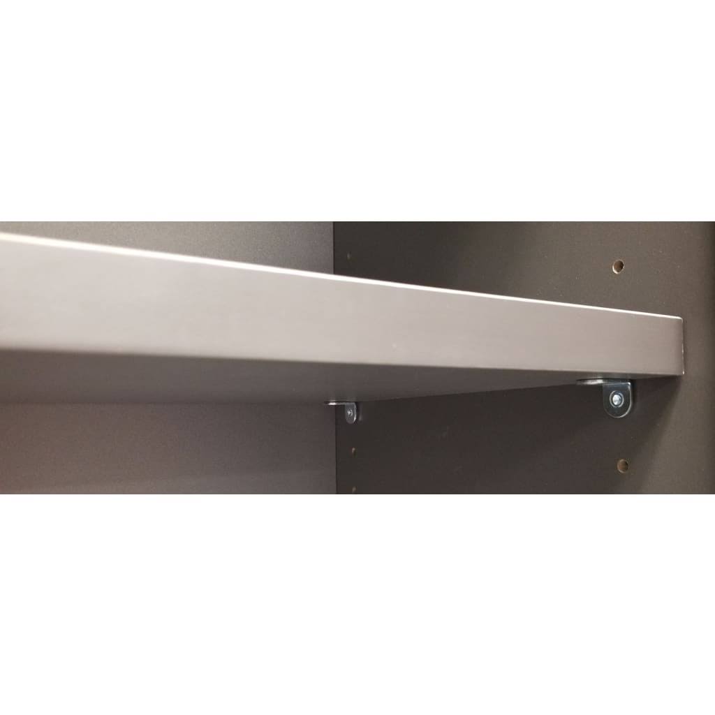 White Metallic Oversized 2-Door Base Cabinet M6848