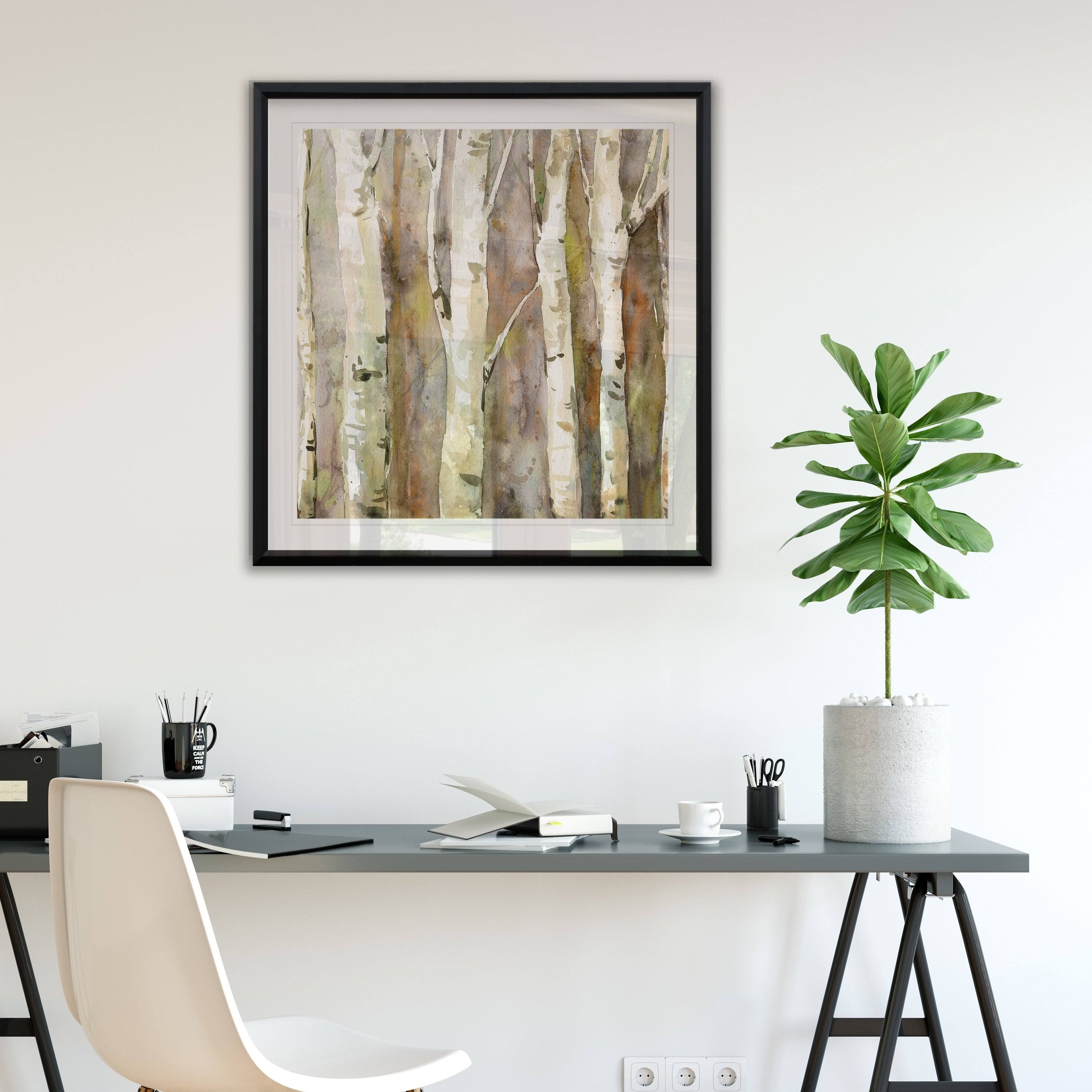 Framed Giclee Print 28x28 H701