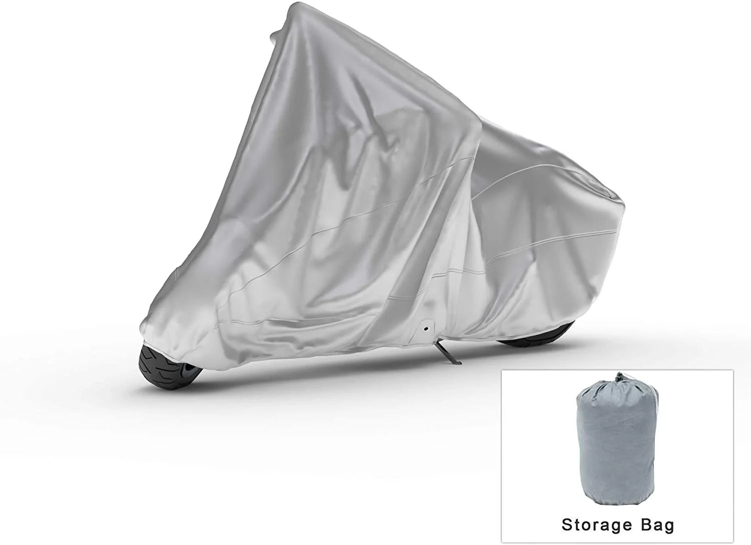 Motorcycle Cover with Reinforced Securing Straps and Storage Bag H77335