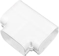 4" 16.5Ft PVC Decorative Line Cover Kit for Ductless Mini Split Air Conditioners Pack of 2 L704011
