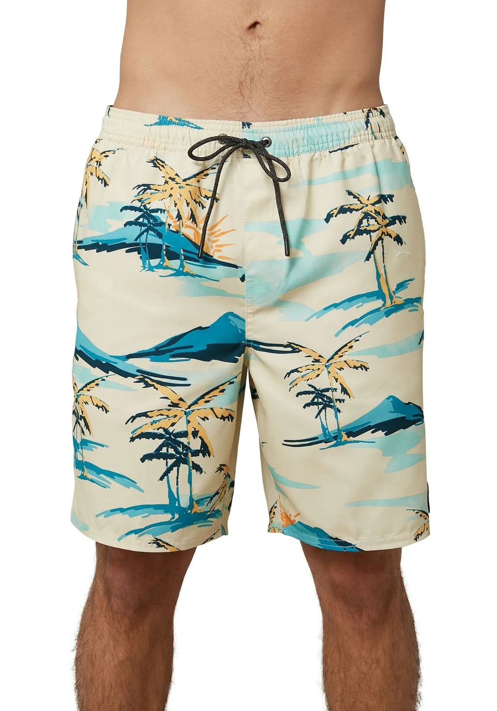 Bone Palm Trees Board Shorts H88647