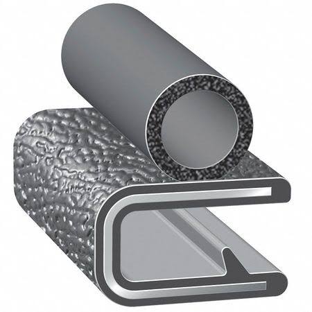 Trim Seal with Alum Clip, 0.33 in W, 100 ft U9770