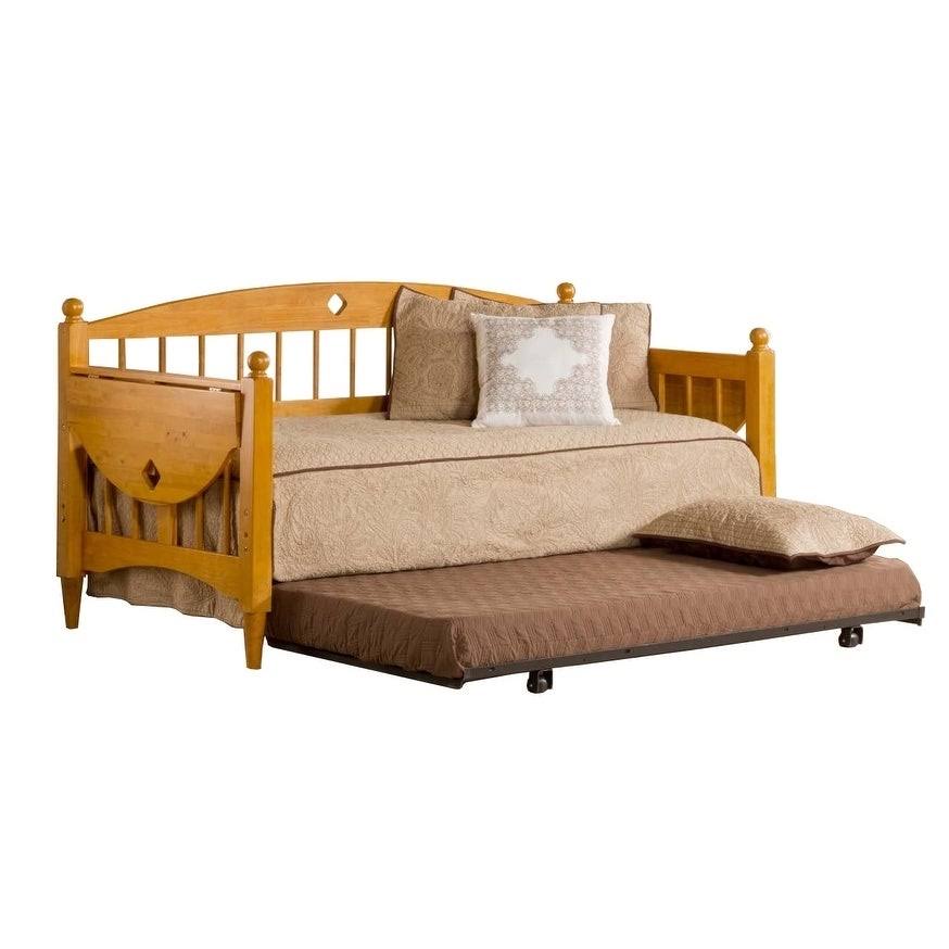 Medium Oak Daybed with Suspension Deck W42033