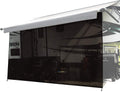 Black Mesh Sun Shade Screen for Awning M987