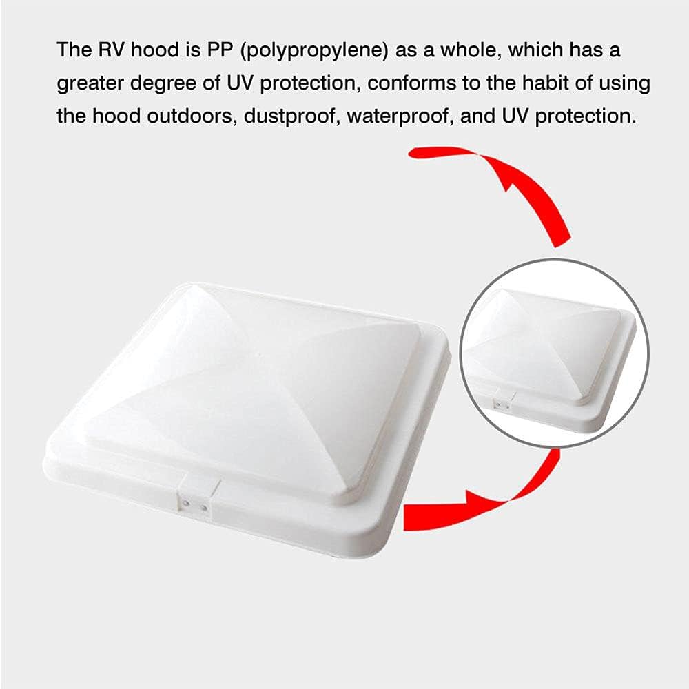 RV Roof Vent Cover 14x14 inch Waterproof E744304