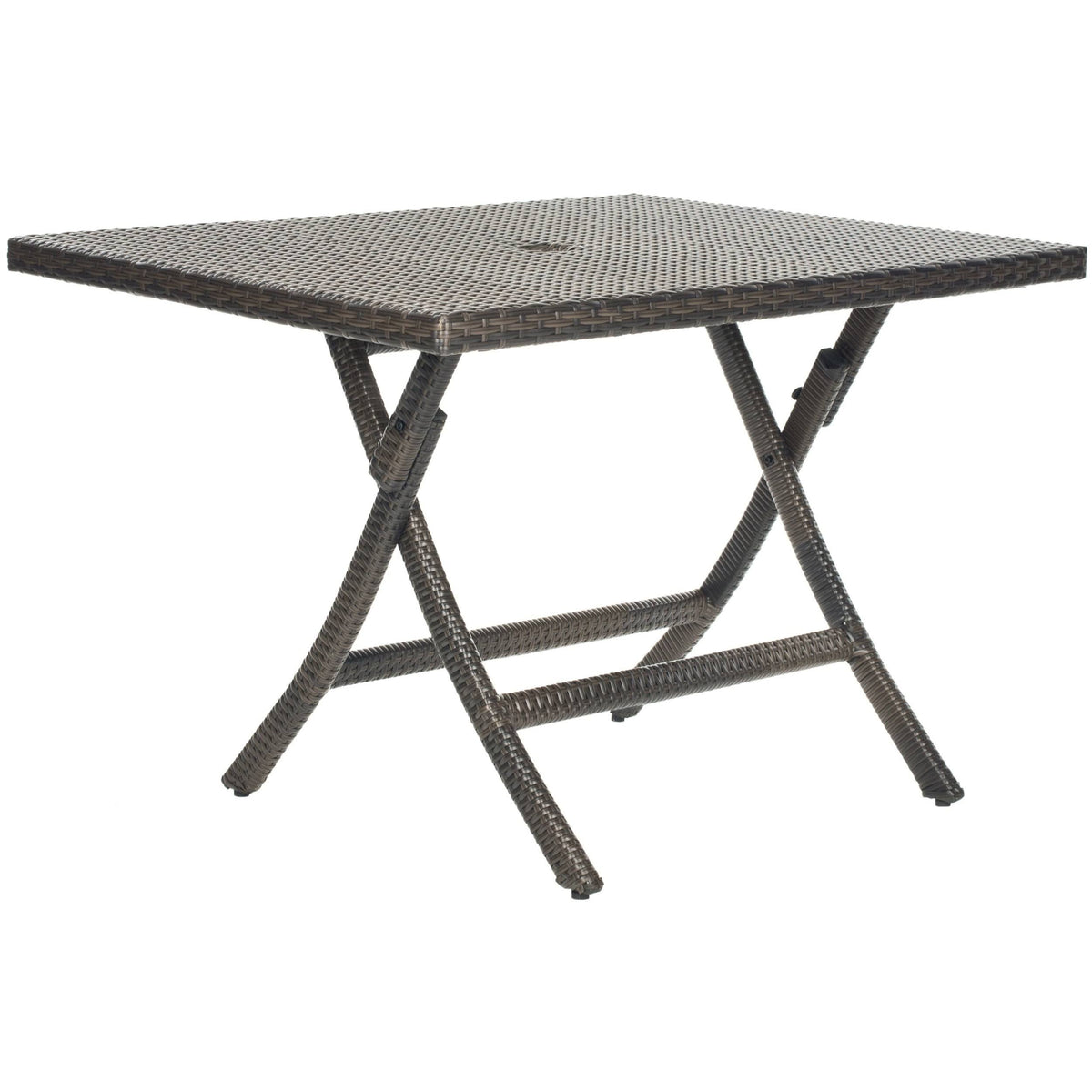 Square Folding Table Brown B212445
