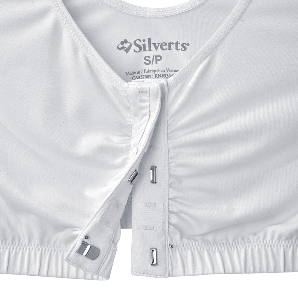 White Adaptive Front Closure Bra V997