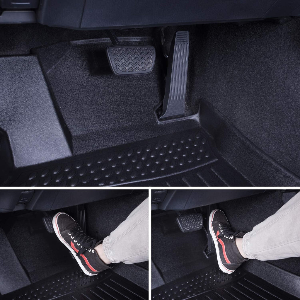 Black Front and Rear Car Mats for Hyundai Sonata 2020 2021 2022 F8180