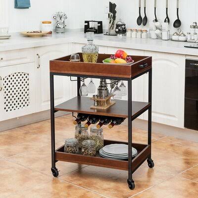 3 Tier Bar Cart S8554