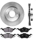4 Lug Brake Disc Rotors and Metallic Brake Pads Z8449