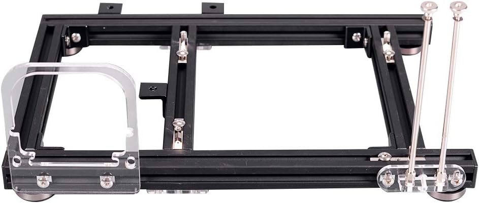 Black Aluminum Open Air Computer Test Bench Case W627