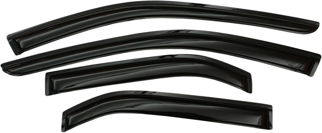 Smoke In-Channel Side Window Deflector 4 pc Set X66705