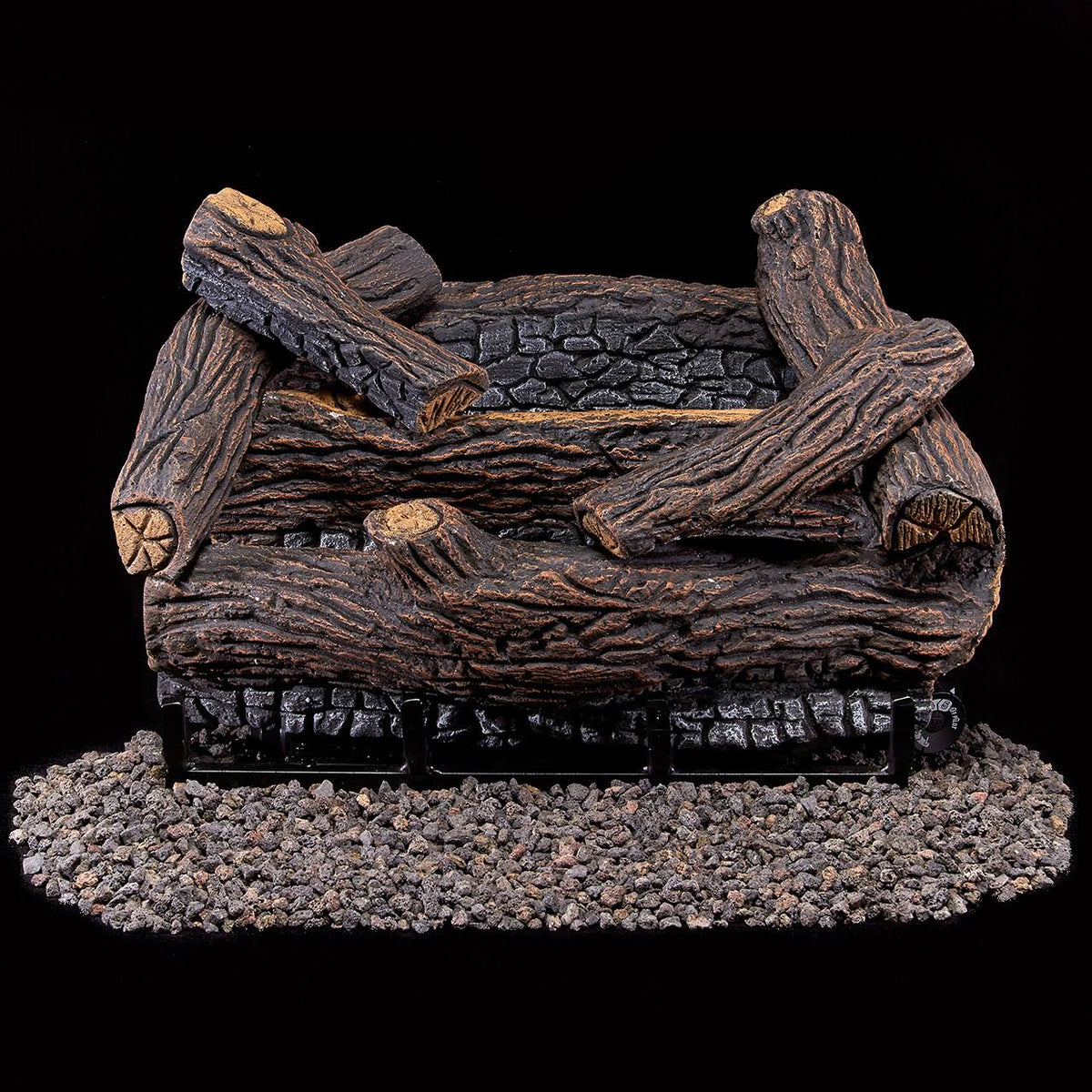 18 in. Ventless Dual Fuel Log Set Z860