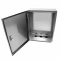 304 Stainless Steel Electrical Enclosure Box 20'' x 16'' x 8'' with Mounting Plate N915