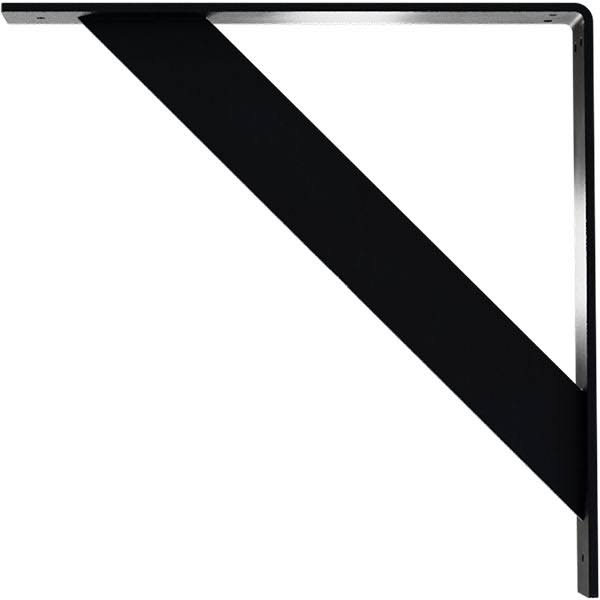 Traditional Steel Bracket, Powder Coated Black M963067