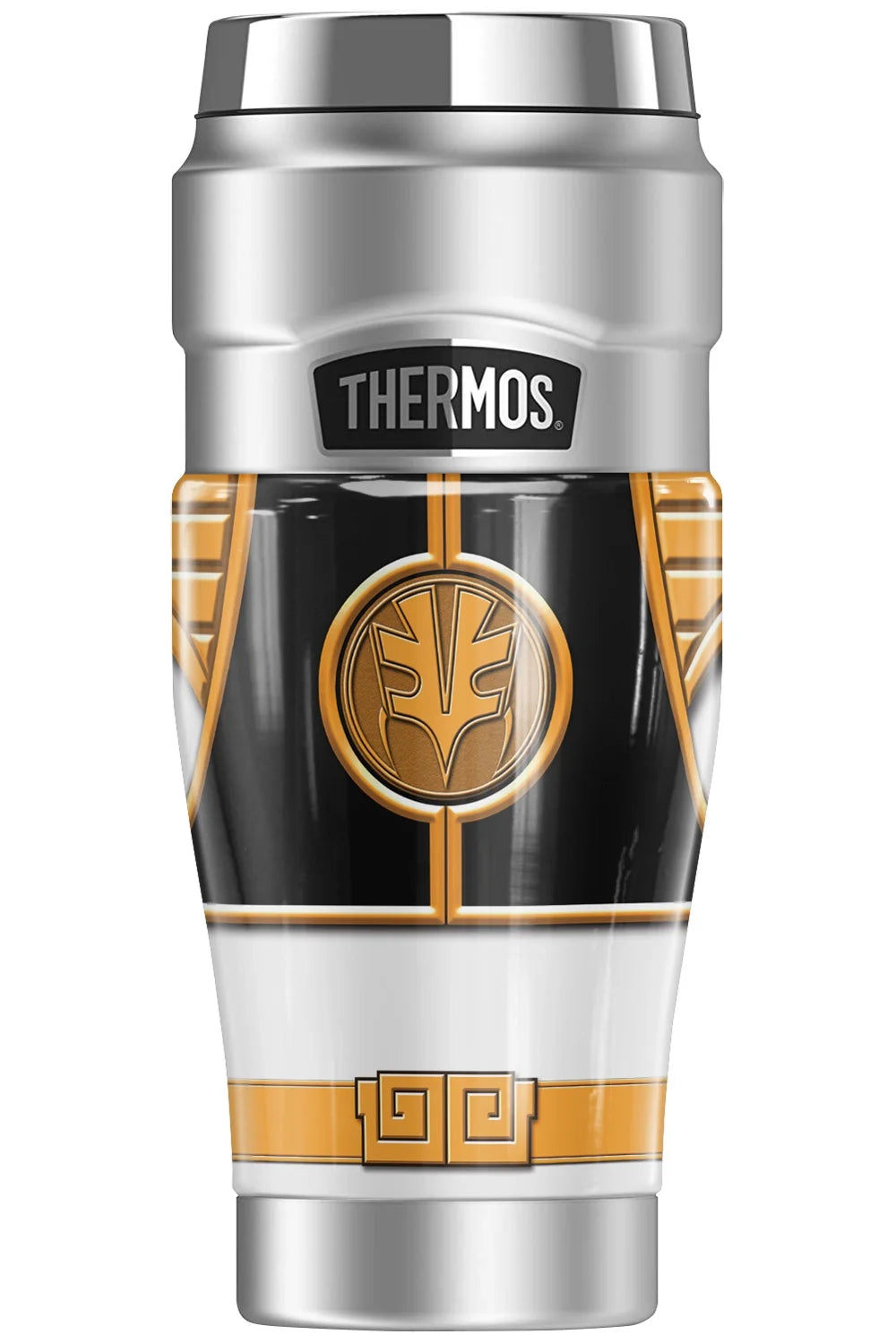 White Ranger Stainless Steel Travel Tumbler, Vacuum insulated, 16oz L82783