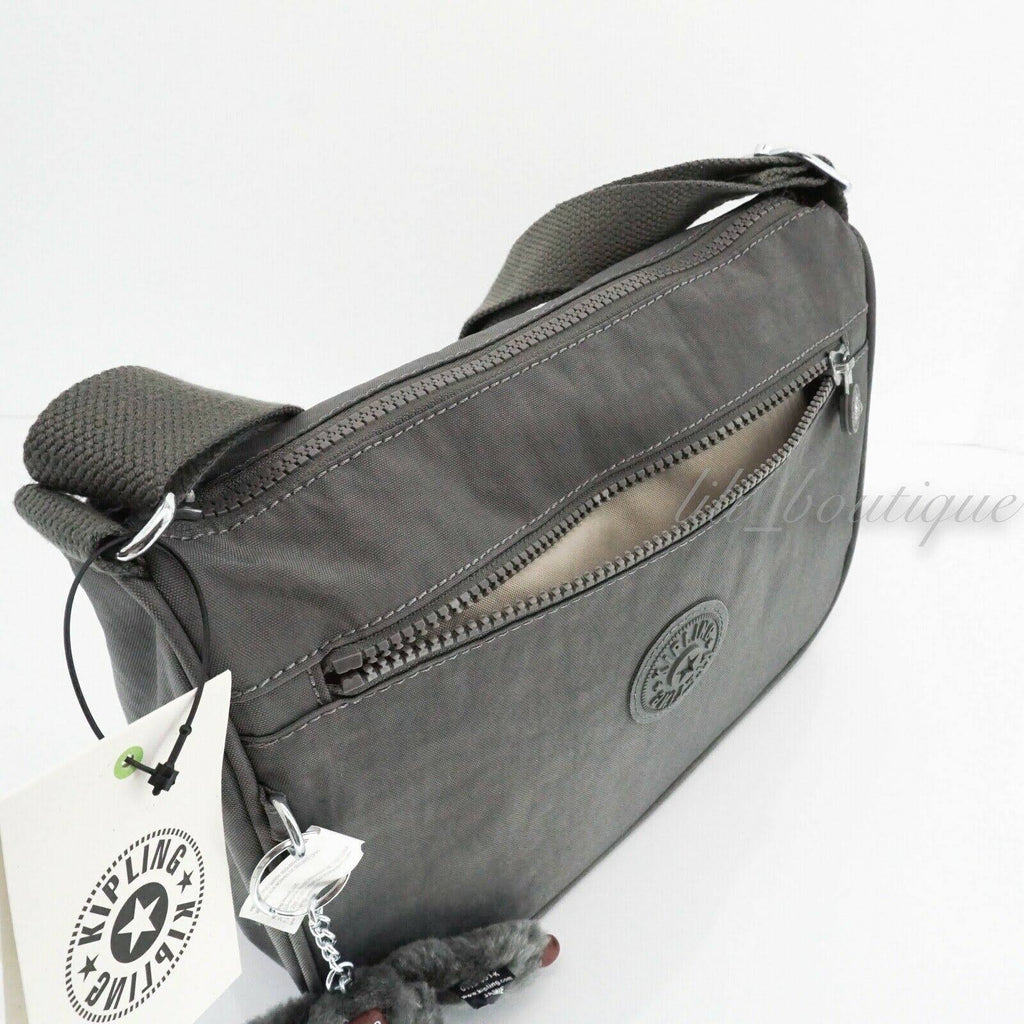 Dusty Grey Polyamide Crossbody Shoulder Bag R874