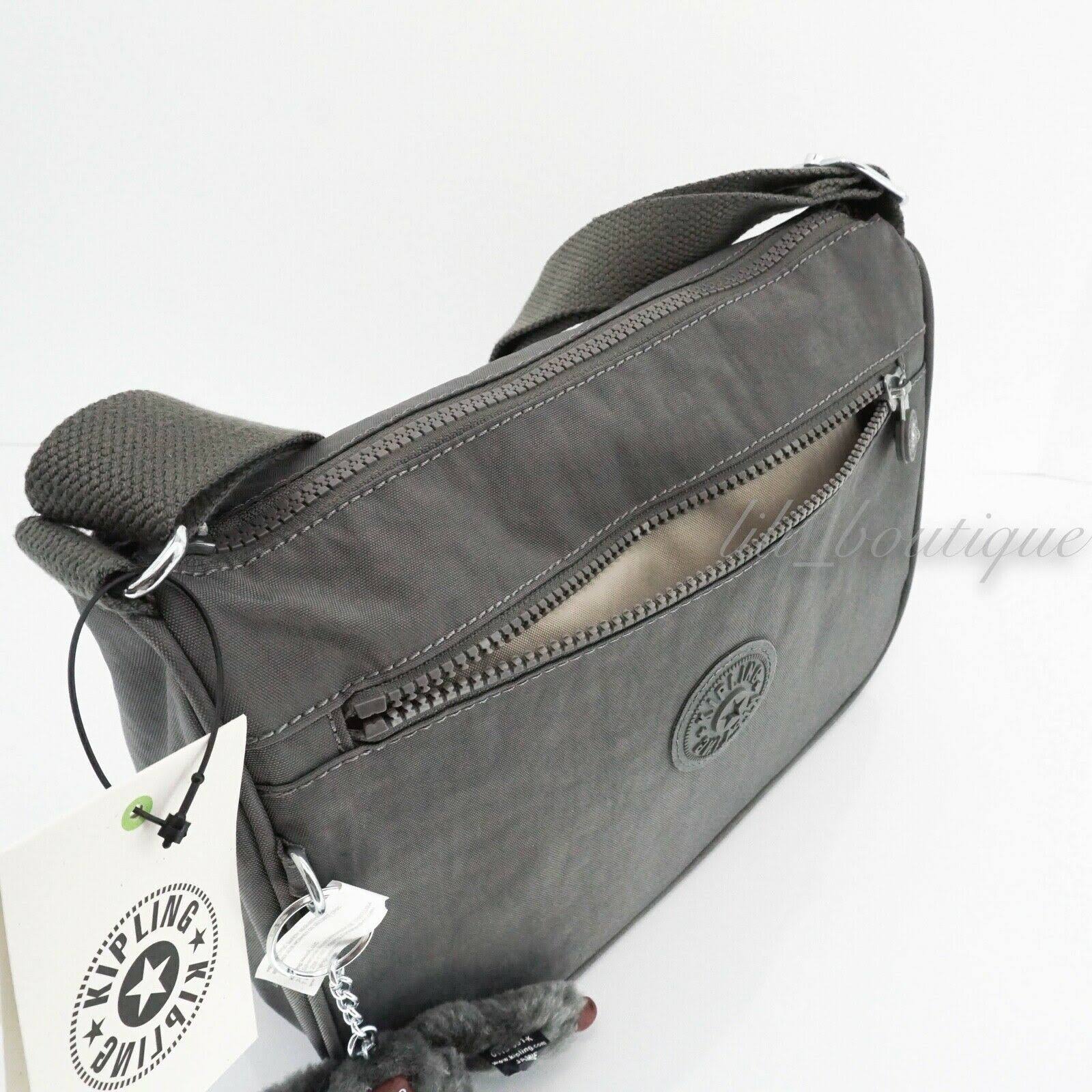 Dusty Grey Polyamide Crossbody Shoulder Bag R874
