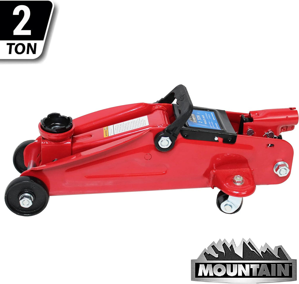 2 Ton Trolley Jack, 4,000 LB Capacity, Heavy Duty Steel, Pack of 2 Q7184