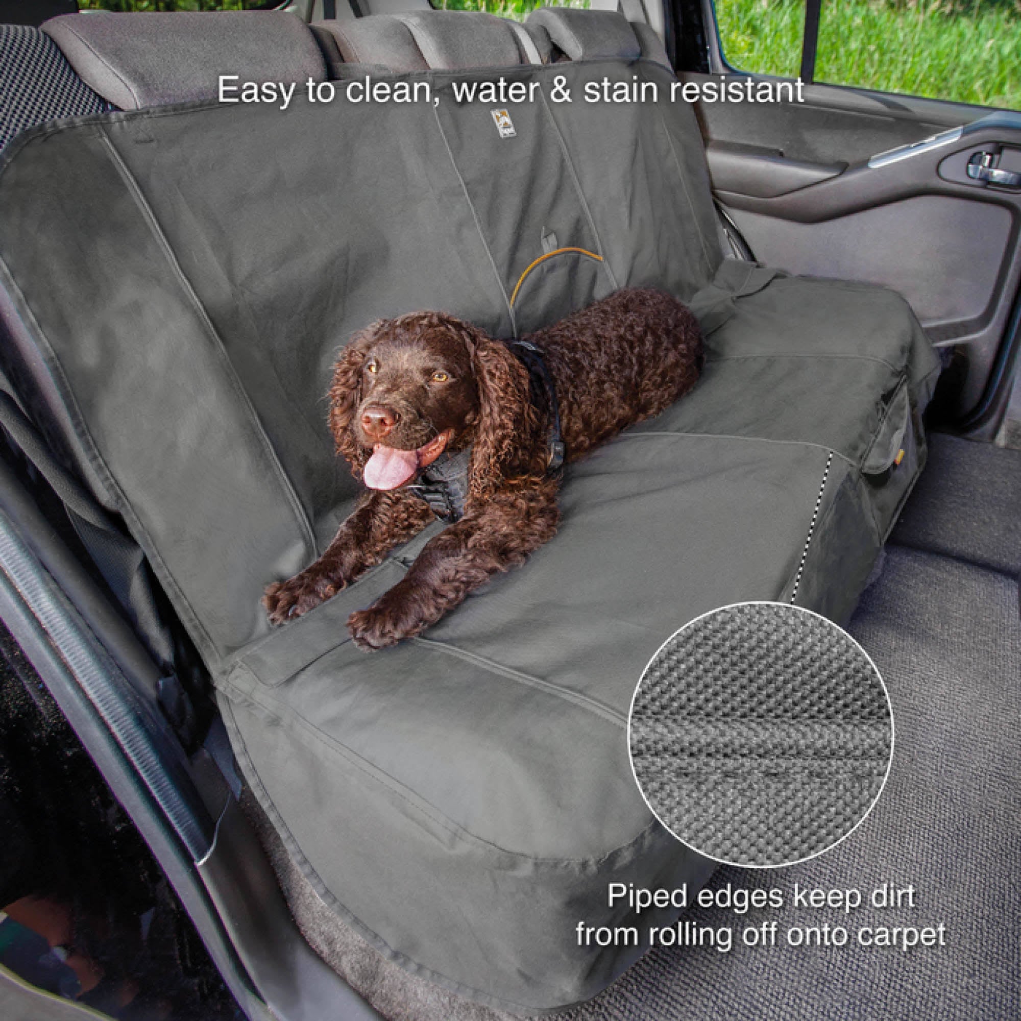 Grey Waterproof Car Bench Seat Cover U457