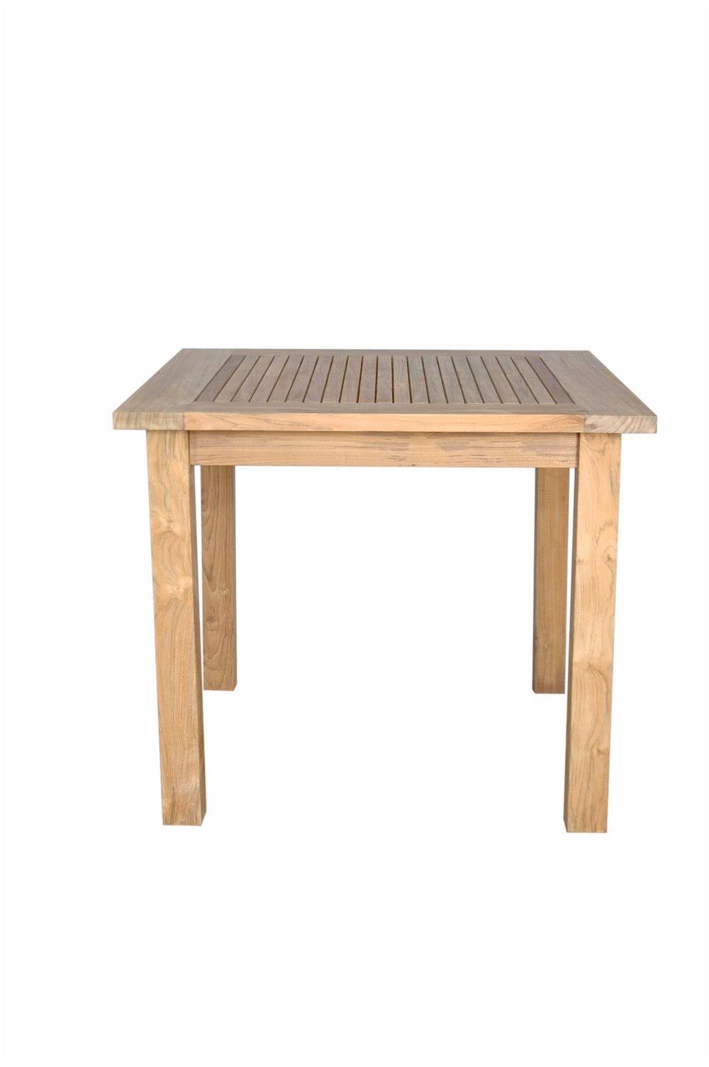 Bahama 35 inch Square Table Small Slats A7464
