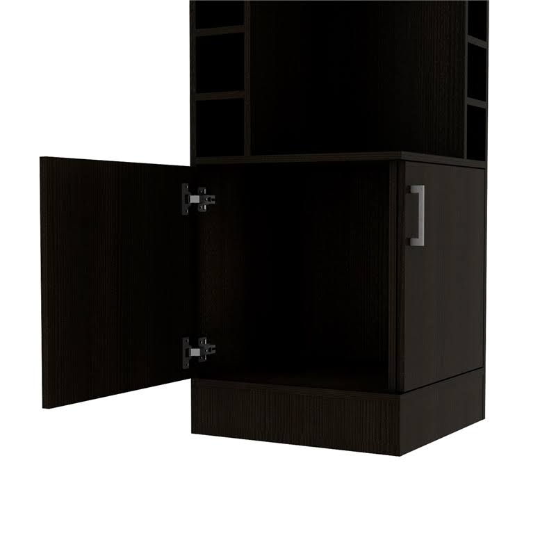 Black Corner Bar Cabinet Z7635