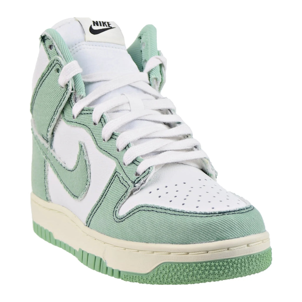 Enamel Green White High-Top Women's Shoes Z49344